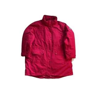 Lands' End Women's Squall Winter Parka, Red Insulated Coat, Size 2X